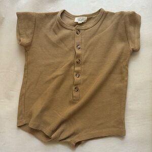 Kids Waffle Cotton Onsie